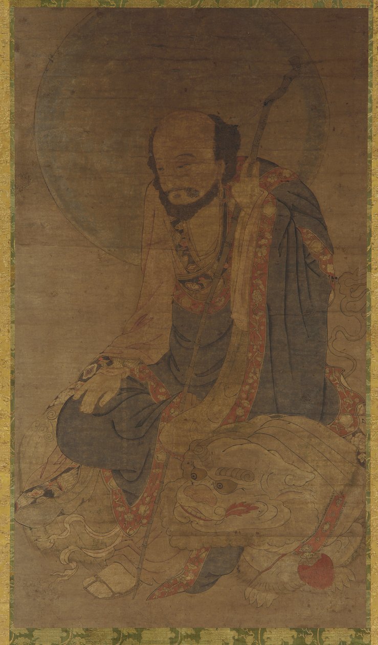 Mandziuśri i jego lew, dynastia Ming, 1368-1644. autorstwa Unbekannt