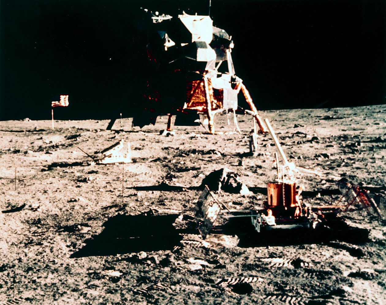 Załogowy lot kosmiczny, USA, eksperymenty księżycowe Apollo 11 Apollo 11 autorstwa Unbekannt
