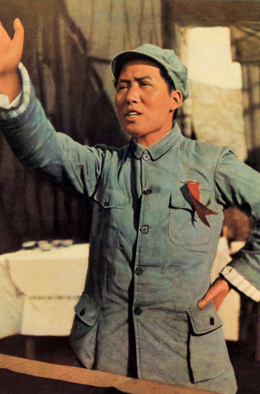 Mao Zedong, chiński komunistyczny rewolucjonista i przywódca, lata 20.-40 autorstwa Unbekannt