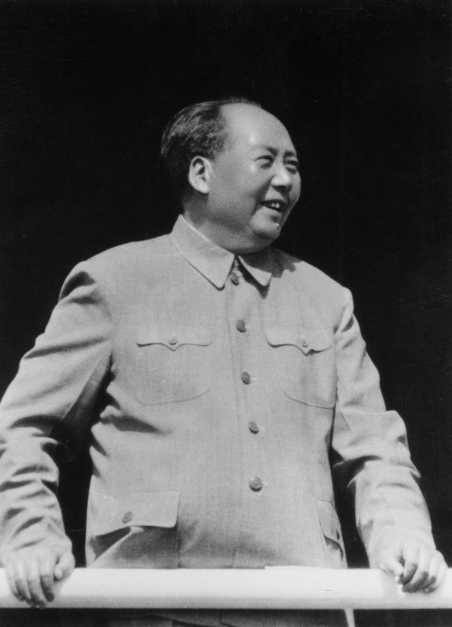 Mao Zedong, chiński komunistyczny rewolucjonista i przywódca, lata 50.-60 autorstwa Unbekannt
