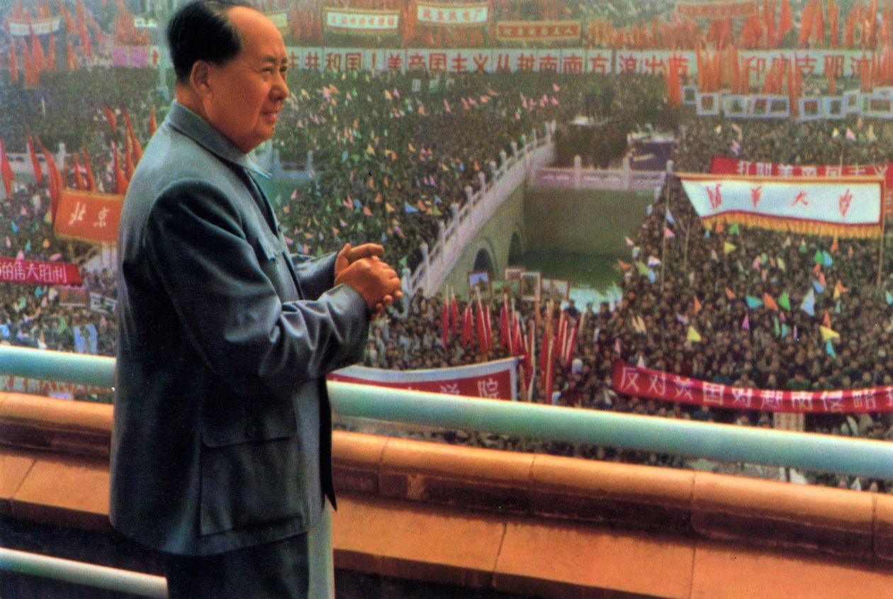 Mao Zedong, chiński komunistyczny rewolucjonista i przywódca, lata 50.-60 autorstwa Unbekannt
