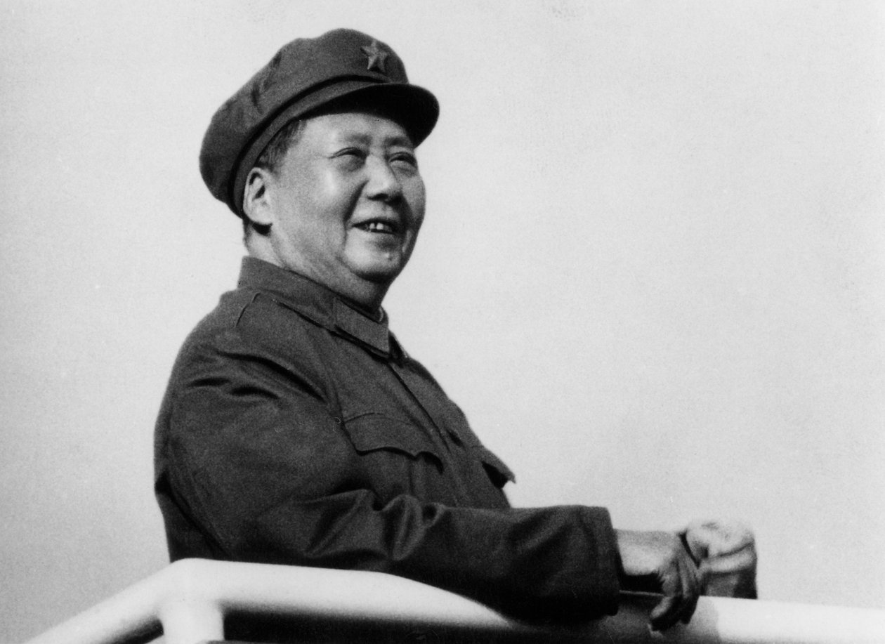 Mao Zedong, chiński komunistyczny rewolucjonista i przywódca, lata 50.-60 autorstwa Unbekannt