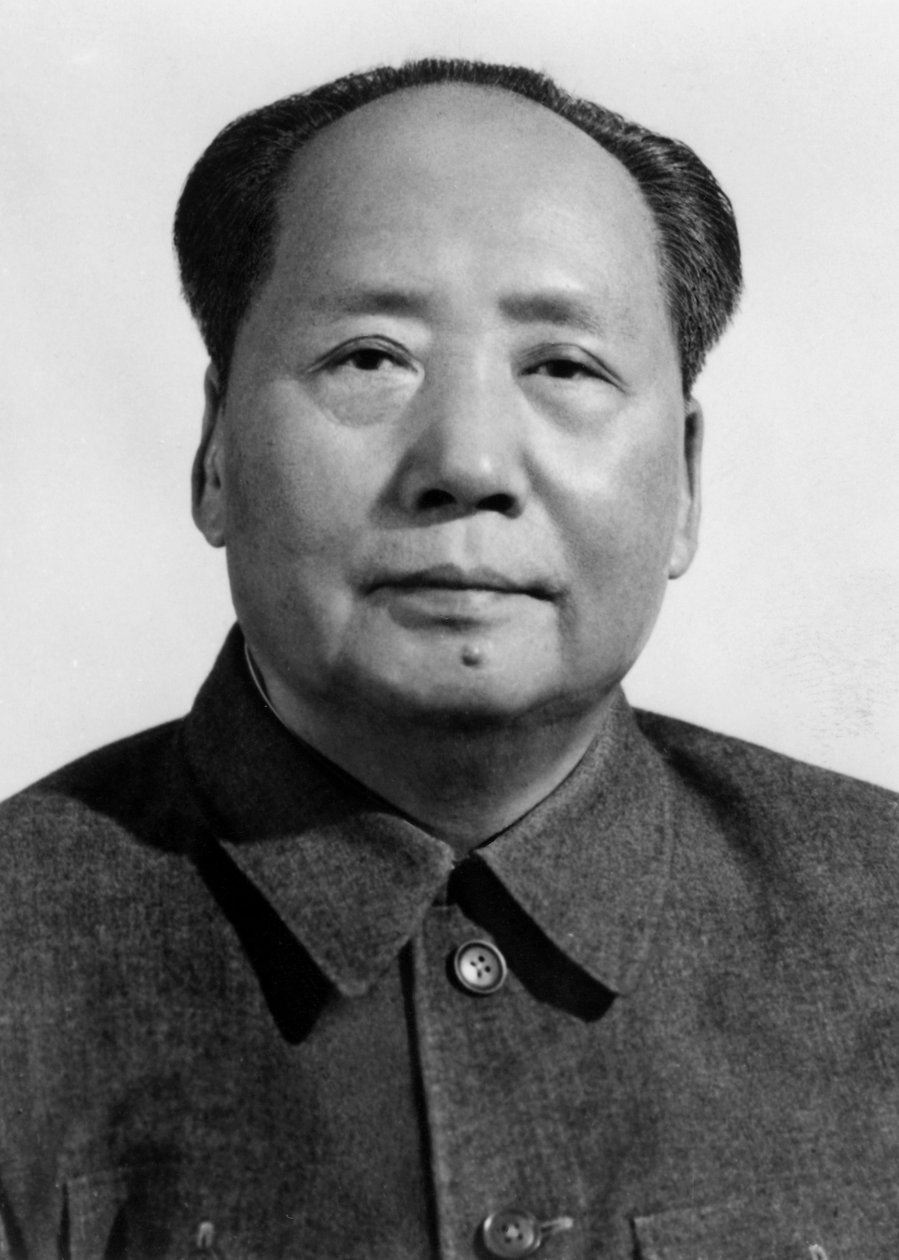 Mao Zedong, chiński komunistyczny rewolucjonista i przywódca, ok. 1950 r. autorstwa Unbekannt