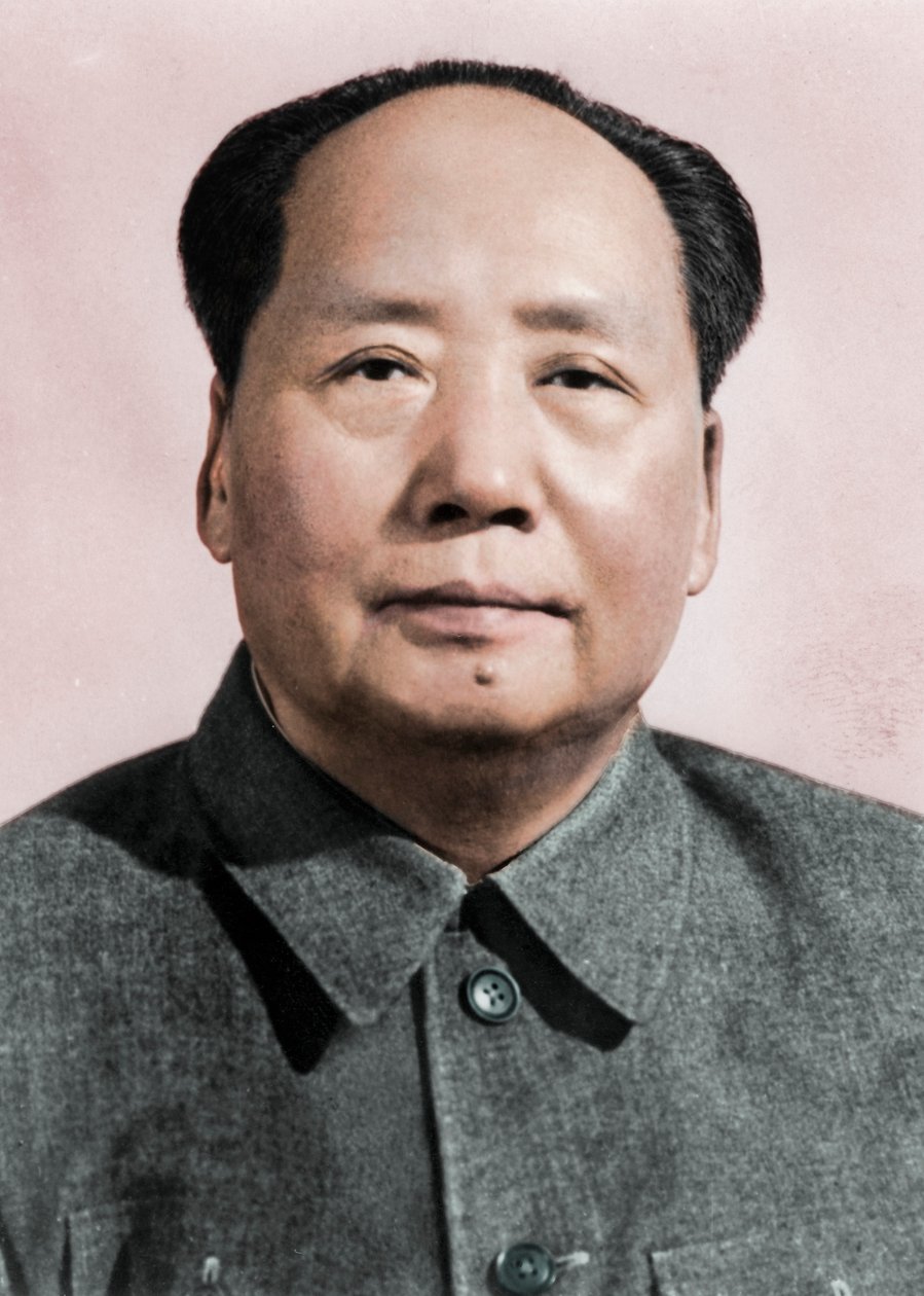Mao Zedong, chiński komunistyczny rewolucjonista i przywódca, ok. 1950 r. autorstwa Unbekannt