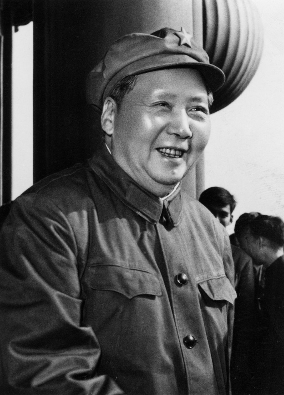 Mao Zedong, chiński komunistyczny rewolucjonista i przywódca, ok. 1960 autorstwa Unbekannt