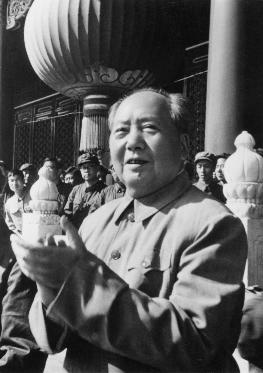Mao Zedong, chiński komunistyczny rewolucjonista i przywódca, ok. 1970 autorstwa Unbekannt