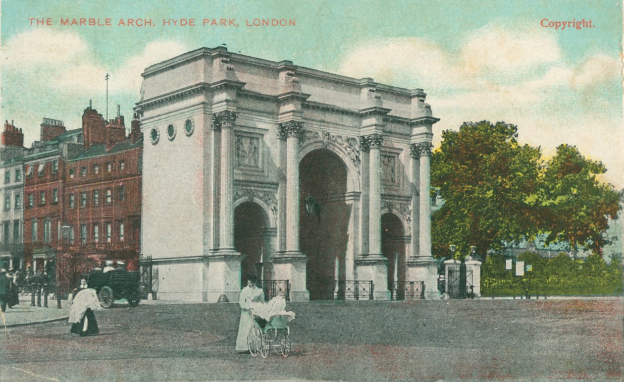 Marble Arch, Hyde Park, Londyn autorstwa Unbekannt