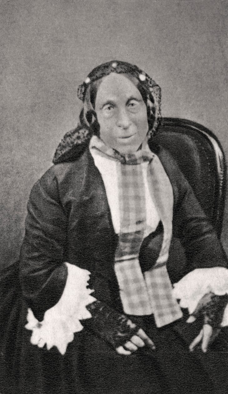 Marceline Desbordes-Valmore, poetka francuska, 1859 autorstwa Unbekannt