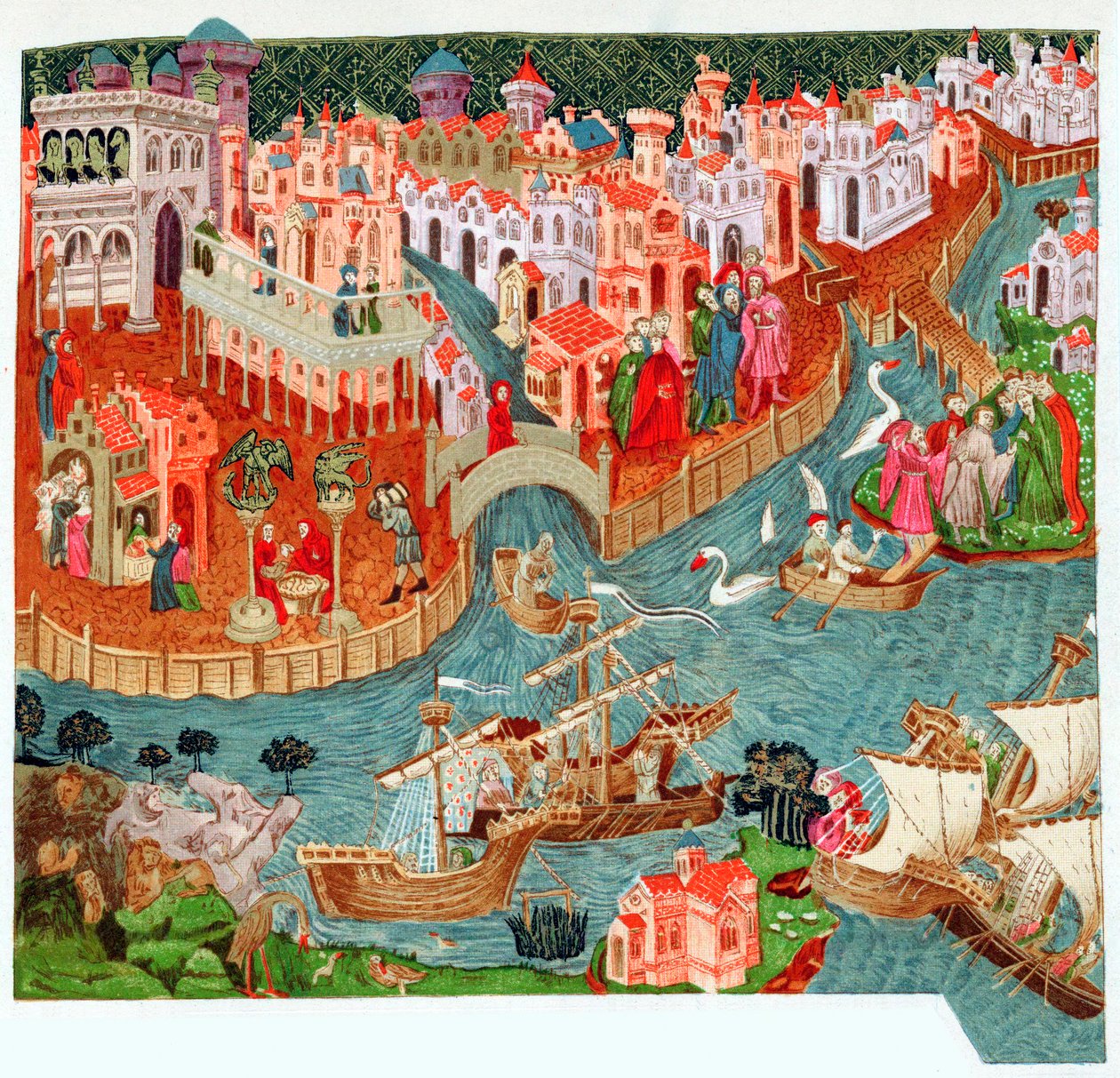 Marco Polo, wenecki kupiec i odkrywca, XIV wiek autorstwa Unbekannt