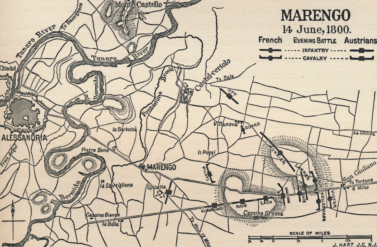 Marengo - 14 czerwca 1800 Wieczorna bitwa, 1896 autorstwa Unbekannt