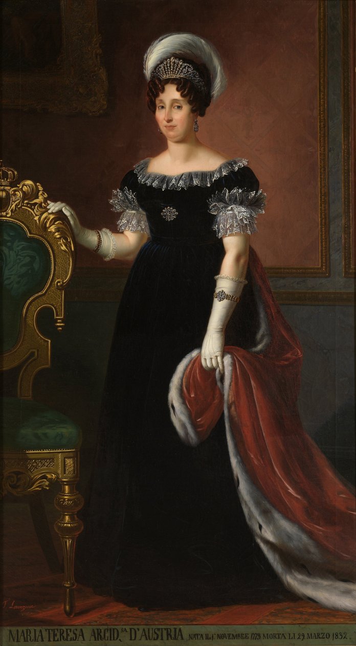 Maria Teresa Austria-Este 1773-1832, królowa Sardynii autorstwa Unbekannt