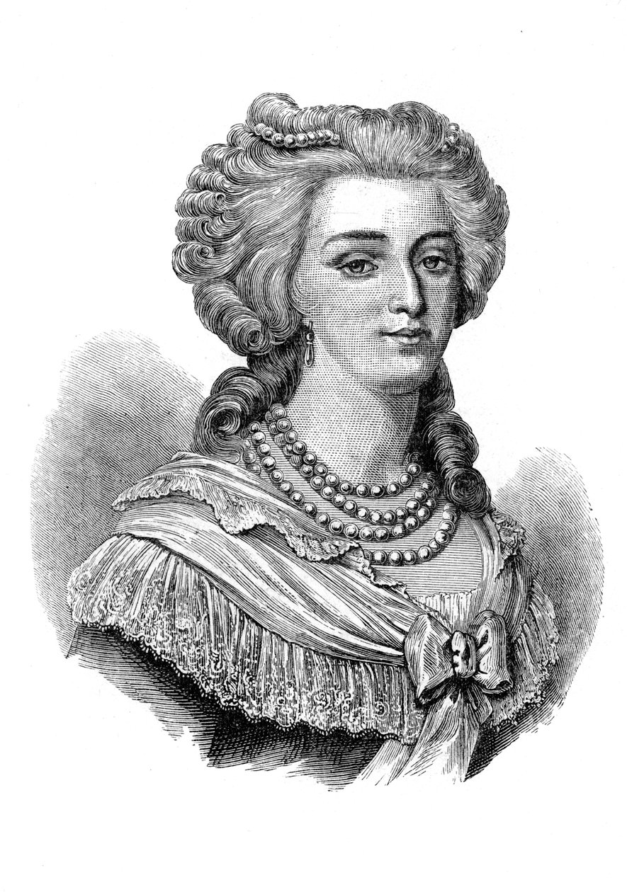 Marie Antoinette, królowa małżonka Ludwika XVI Francji autorstwa Unbekannt