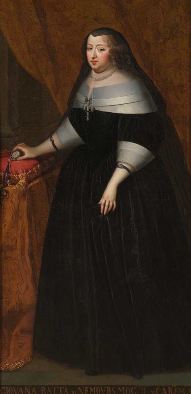 Marie Jeanne Baptiste 1644-1724, księżna Sabaudii autorstwa Unbekannt