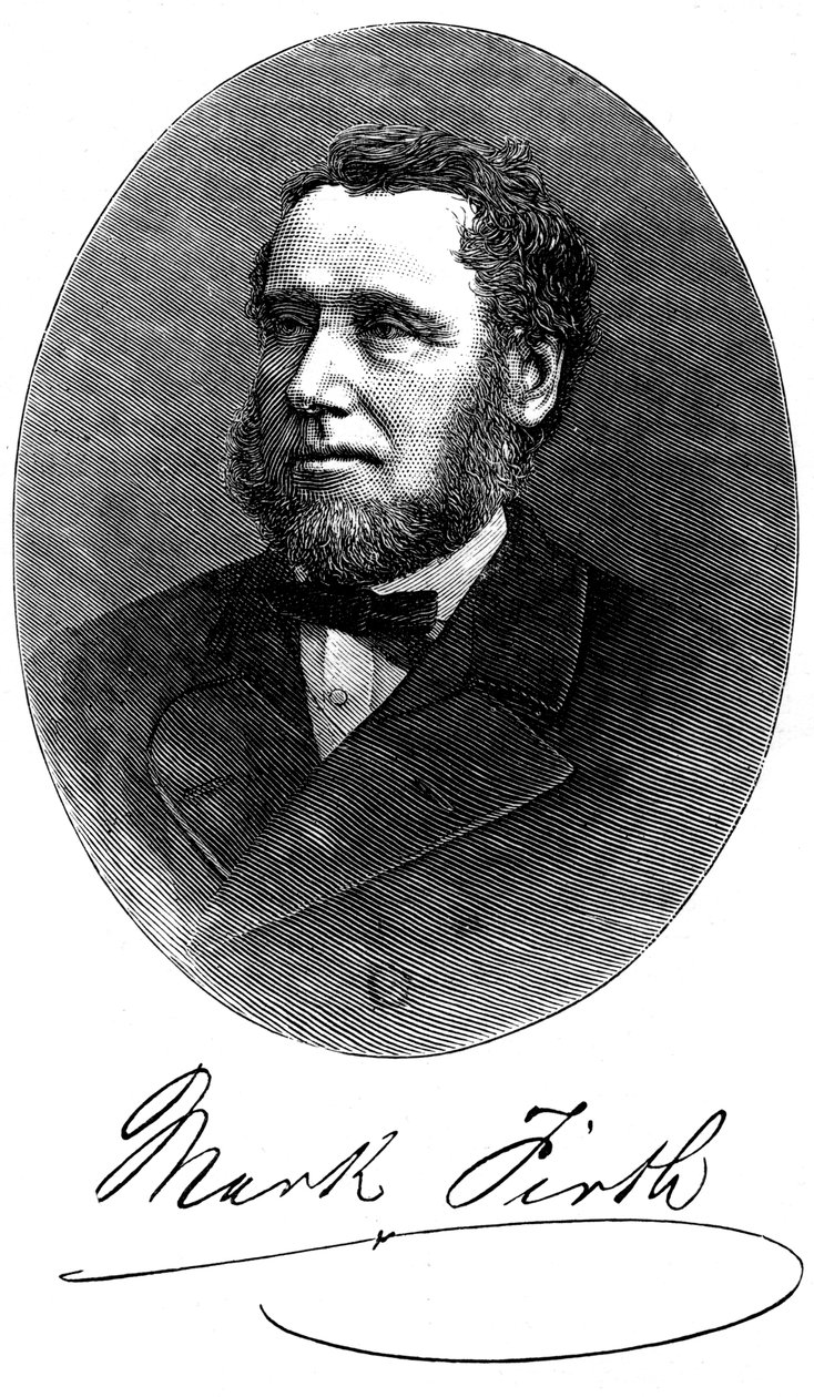 Mark Firth, brytyjski przemysłowiec i filantrop, ok. 1880 r. autorstwa Unbekannt