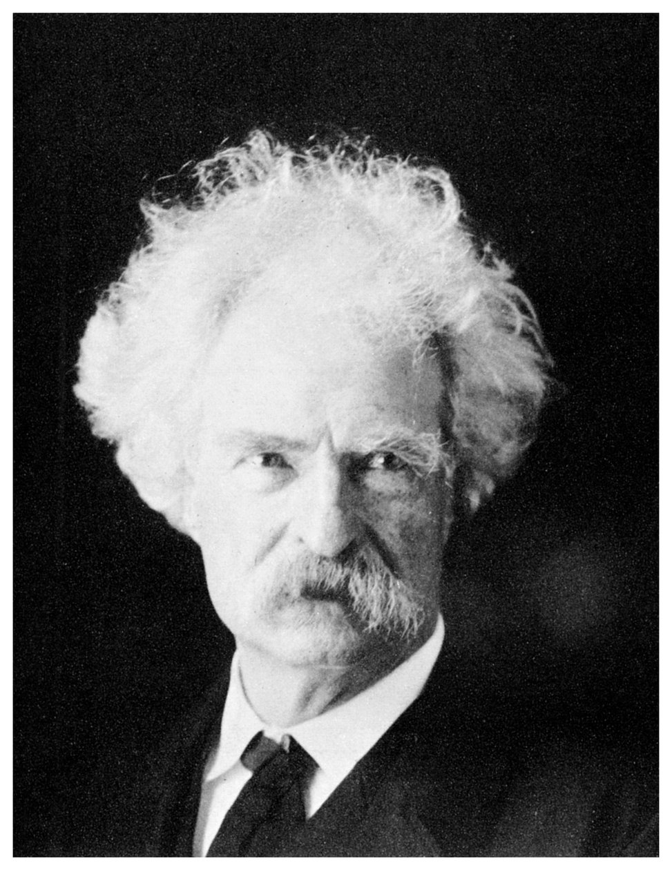 Mark Twain, amerykański powieściopisarz, w późniejszych latach, ok. 1890 1955 autorstwa Unbekannt
