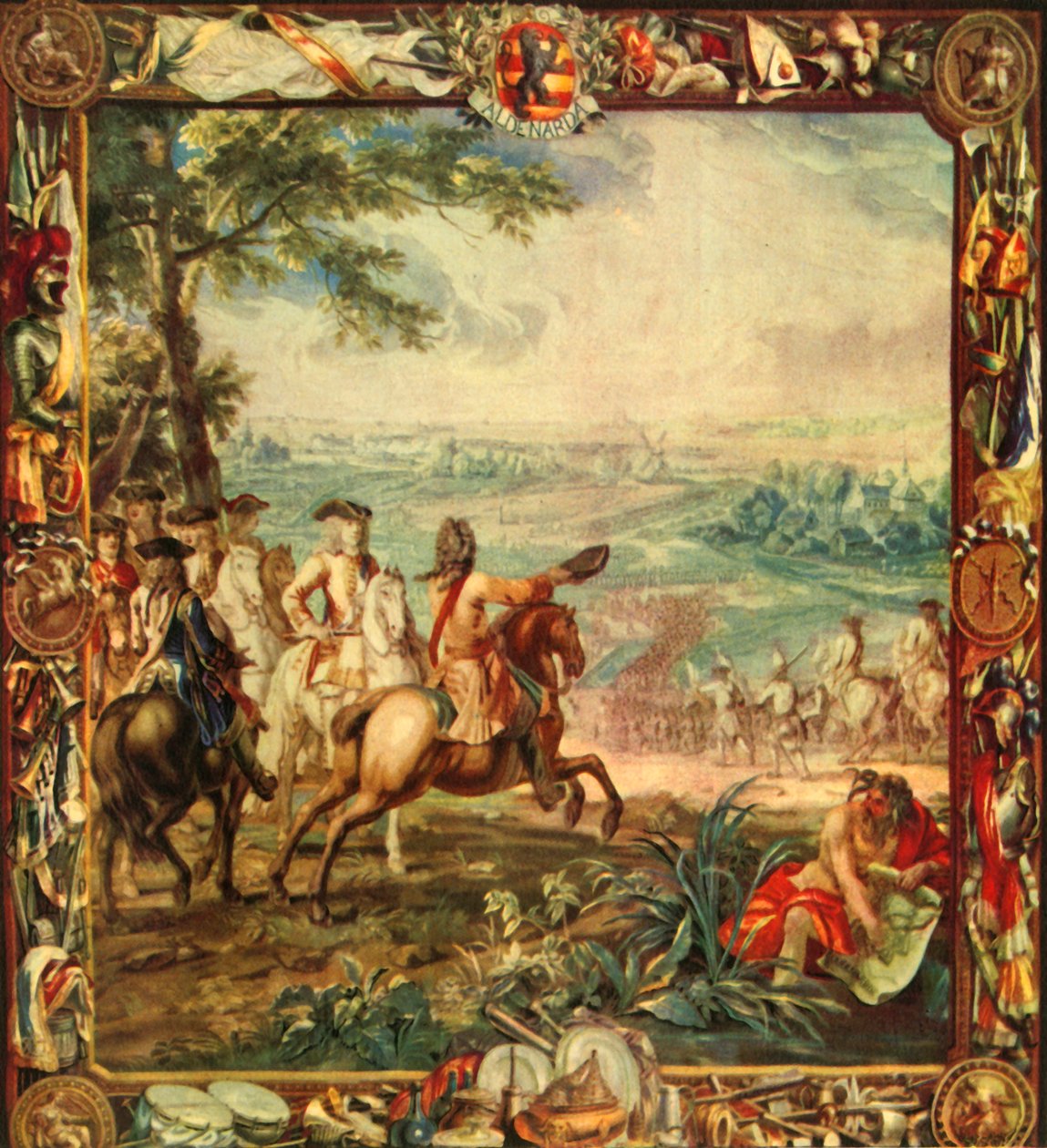 „Marlborough w bitwie pod Oudenarde, 1708”, 1944. autorstwa Unbekannt
