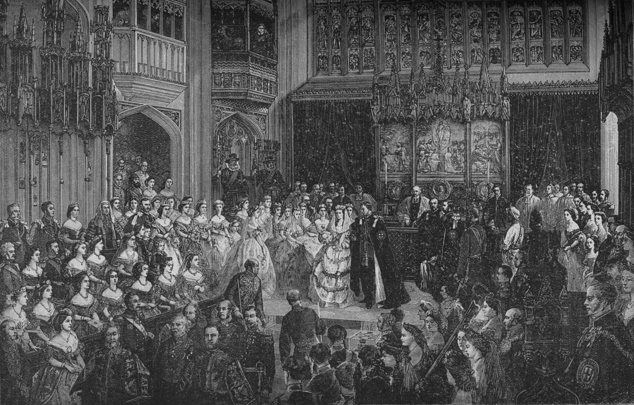 Małżeństwo księcia Walii, c1890 autorstwa Unbekannt