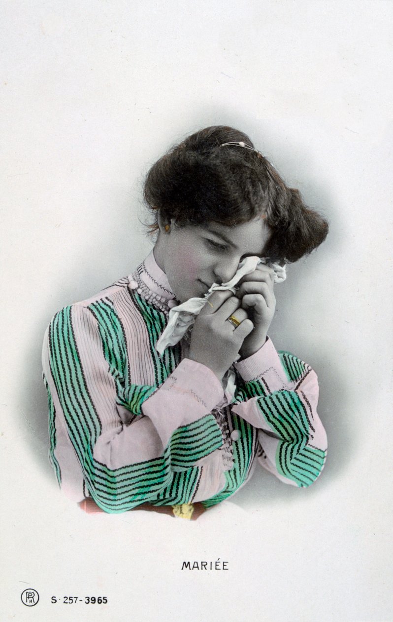 Żonaty, pocztówka francuska, ok. 1900 autorstwa Unbekannt
