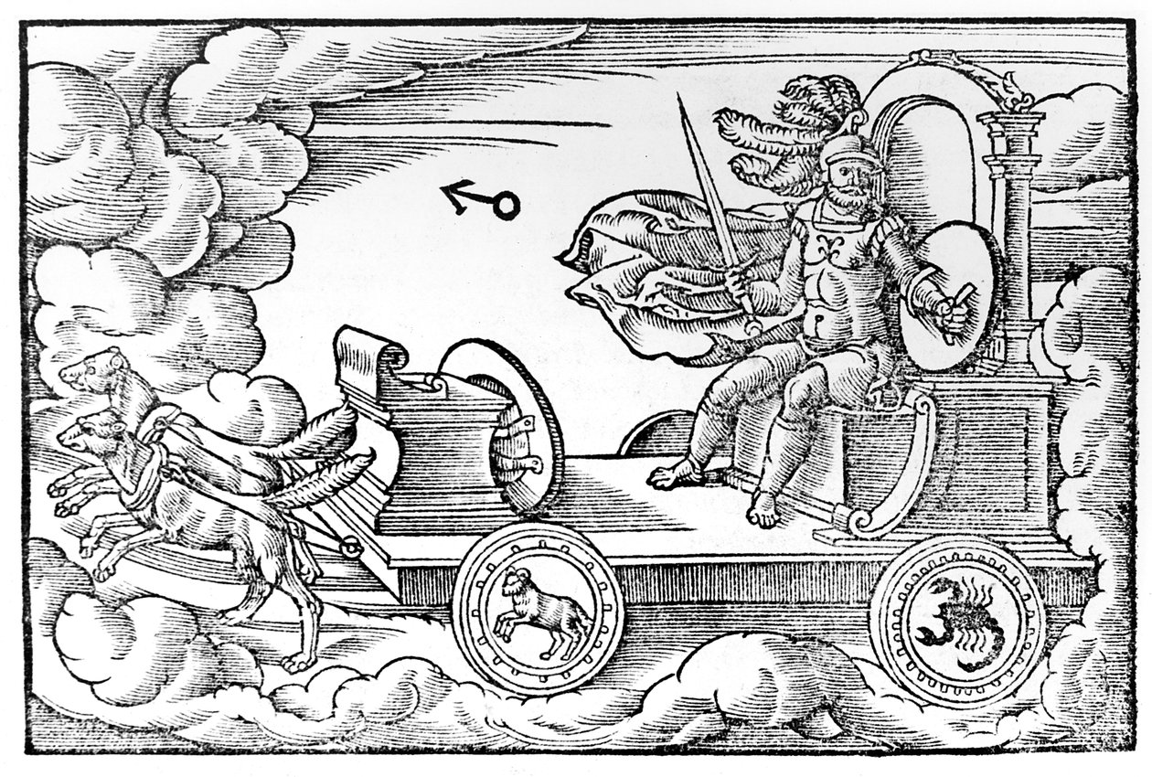 Mars, rzymski bóg wojny, 1569 autorstwa Unbekannt