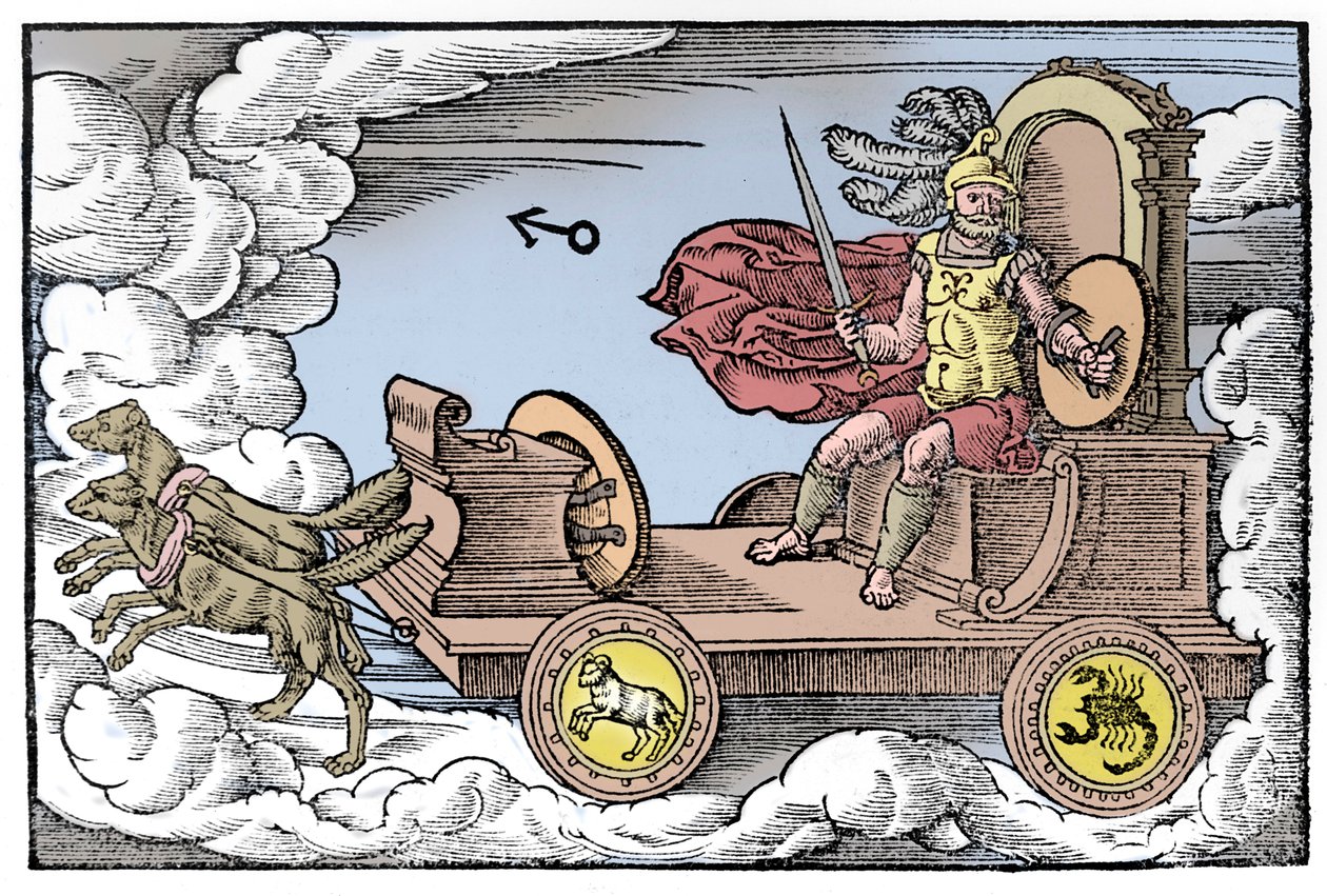 Mars, rzymski bóg wojny, 1569 autorstwa Unbekannt