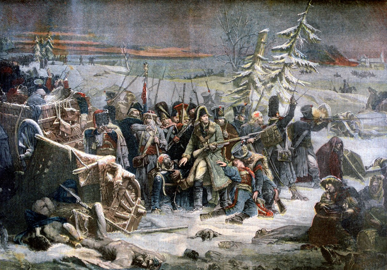 Marshall Ney podczas odwrotu z Rosji, 1812 1894 autorstwa Unbekannt