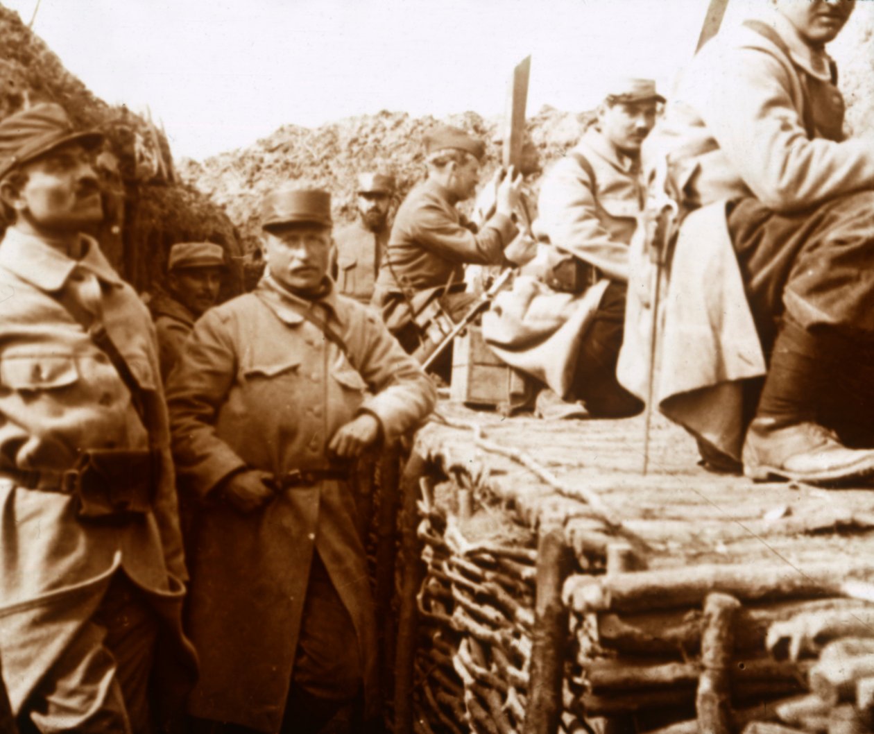 Okopy Marteau, Carency, północna Francja, c1914-c1918. autorstwa Unbekannt