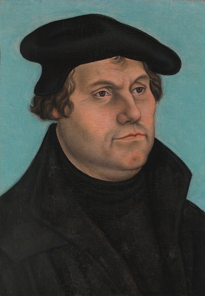 Marcin Luter 1483-1546, prawdopodobnie 1532. autorstwa Unbekannt