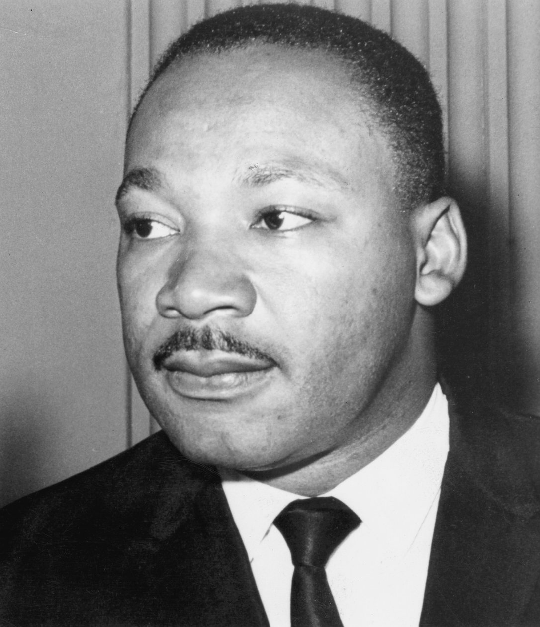 Martin Luther King Jr, amerykański działacz na rzecz praw obywatelskich Czarnych, ok. 1968 r. autorstwa Unbekannt