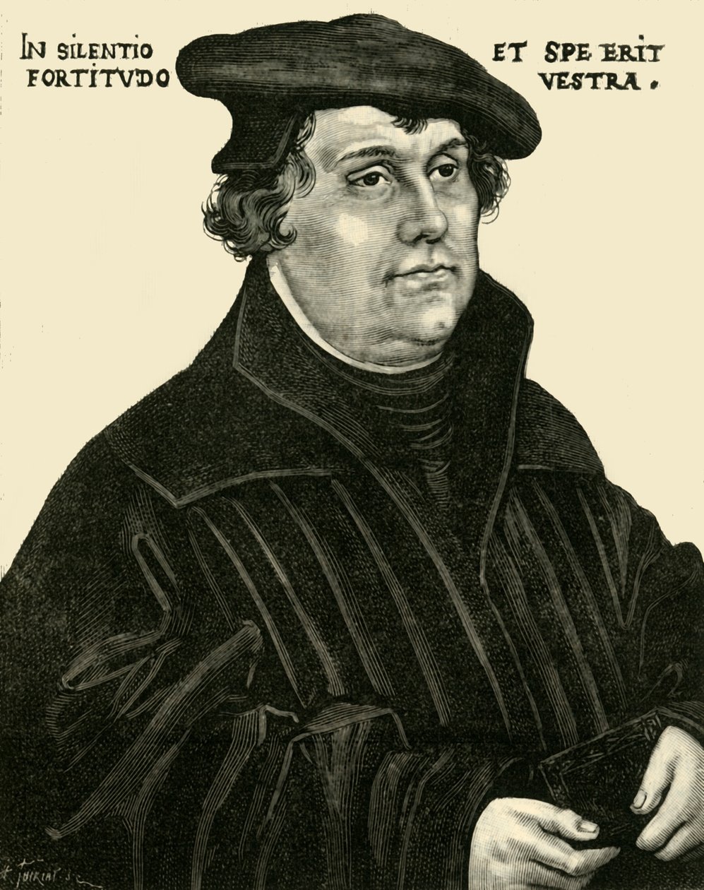 Marcin Luter, ok. 1520-1530, 1890. autorstwa Unbekannt