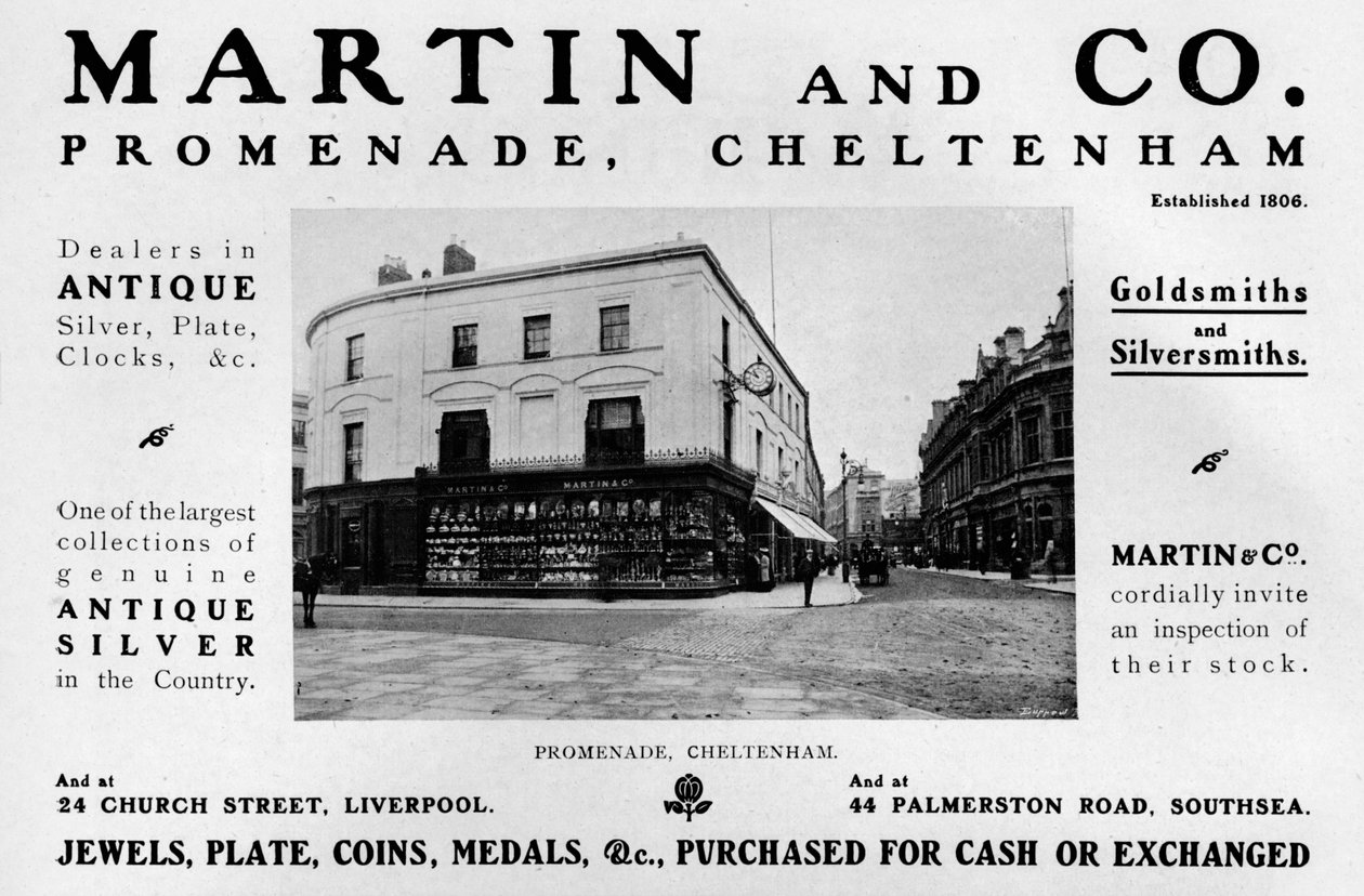 Martin and Co., Promenade, Cheltenham, 1909 autorstwa Unbekannt
