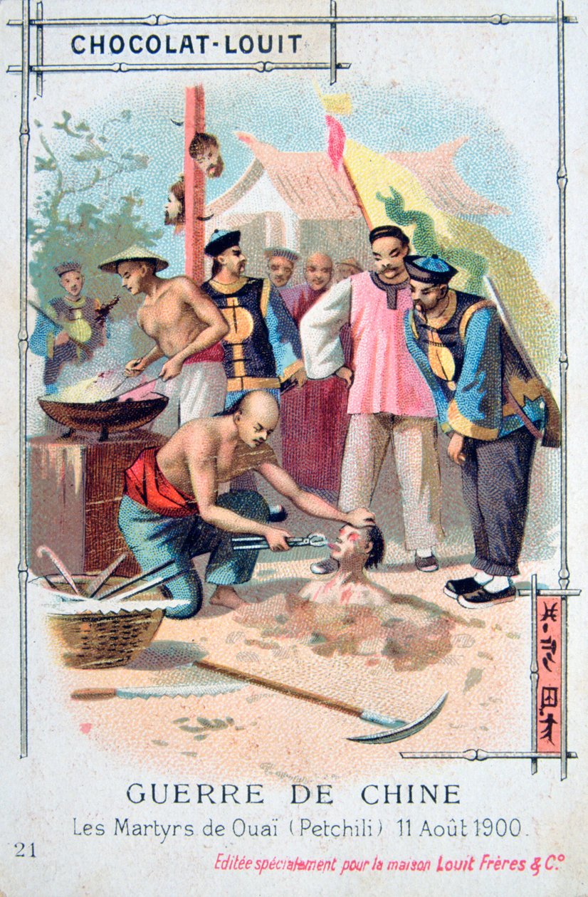 Męczeństwo w Ouai Petchili, Chiny, Rebelia Bokserów, 11 sierpnia 1900 r autorstwa Unbekannt