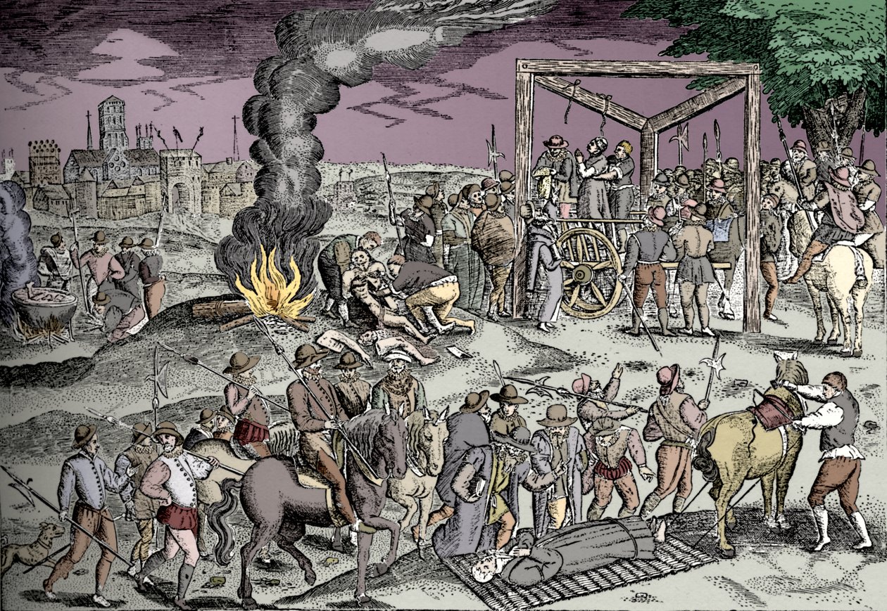 Męczennicy w Smithfield, Londyn, c1600 1904 autorstwa Unbekannt