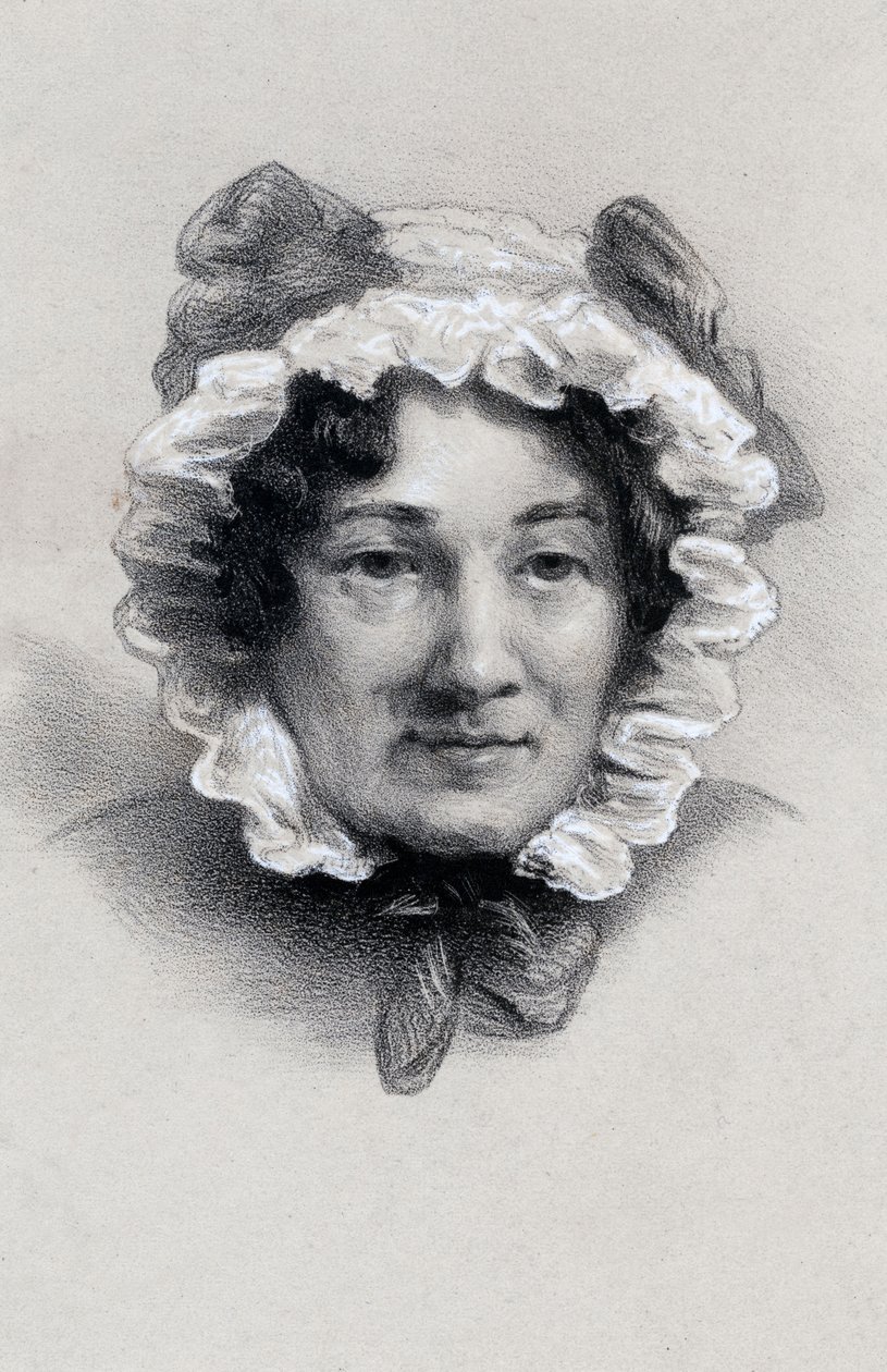 Mary Ann Lamb 1764-1847, pisarka angielska, XIX wiek autorstwa Unbekannt