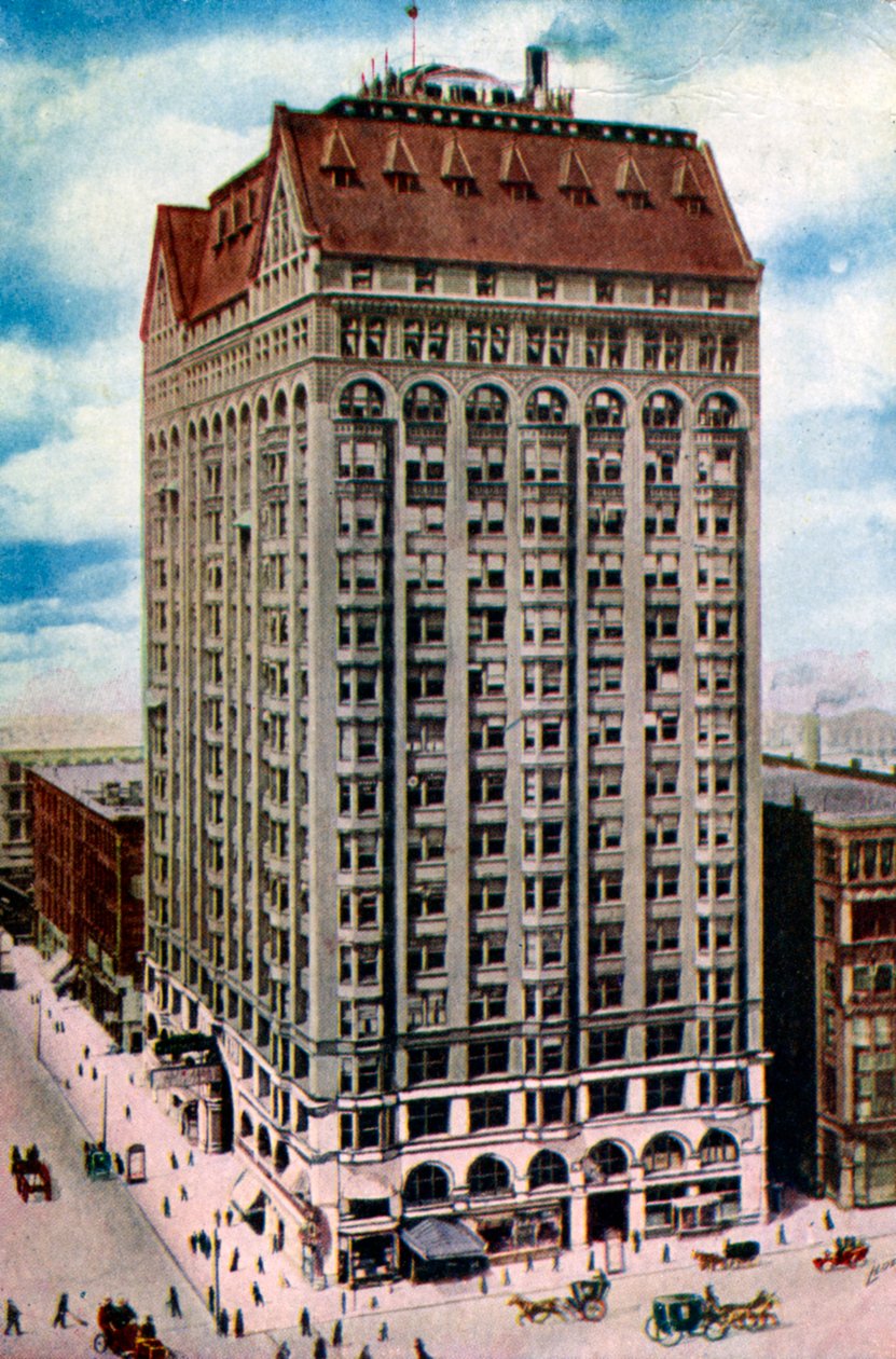 Świątynia masońska, Chicago, 1907 autorstwa Unbekannt