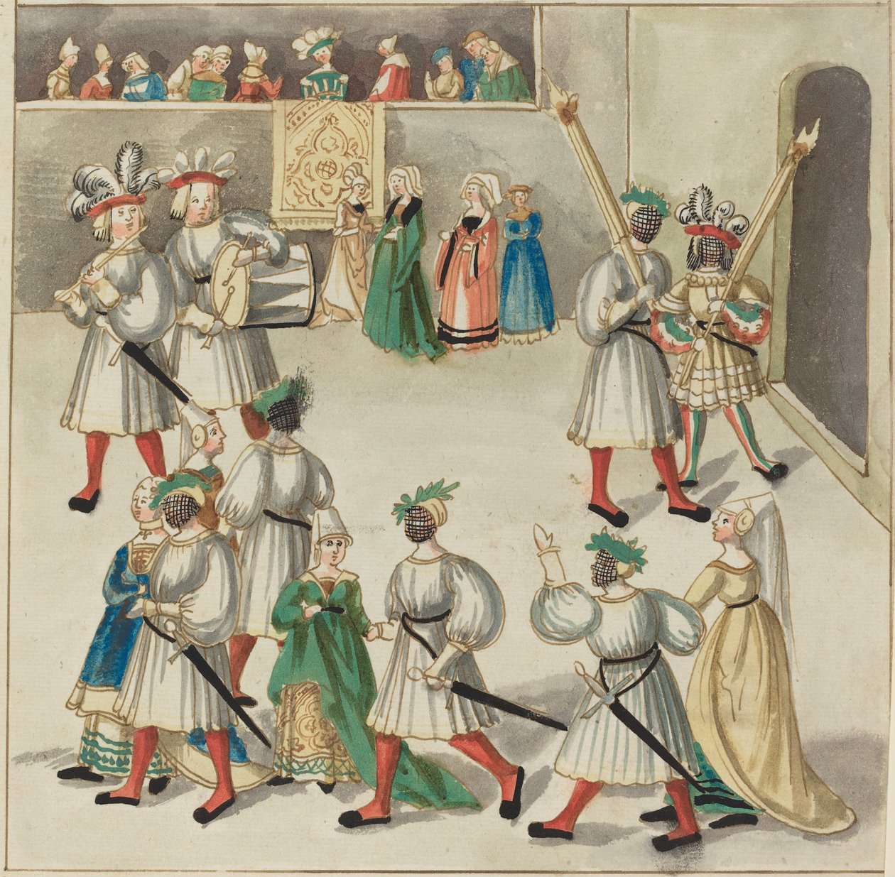 Maskarada, ok. 1515. autorstwa Unbekannt