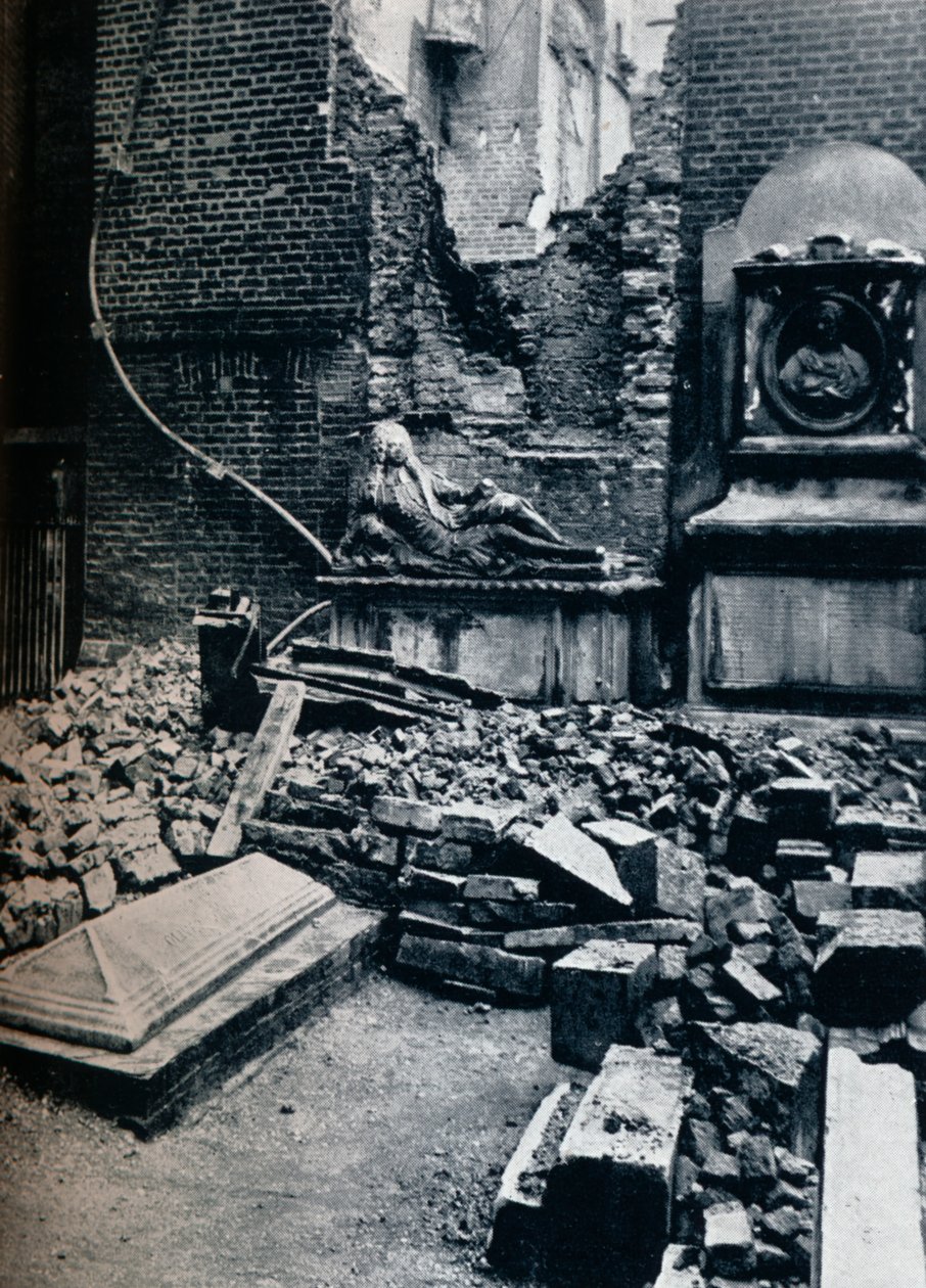 Dom Mistrzów: z nagrobkiem ku czci Olivera Goldsmitha, 1941 autorstwa Unbekannt