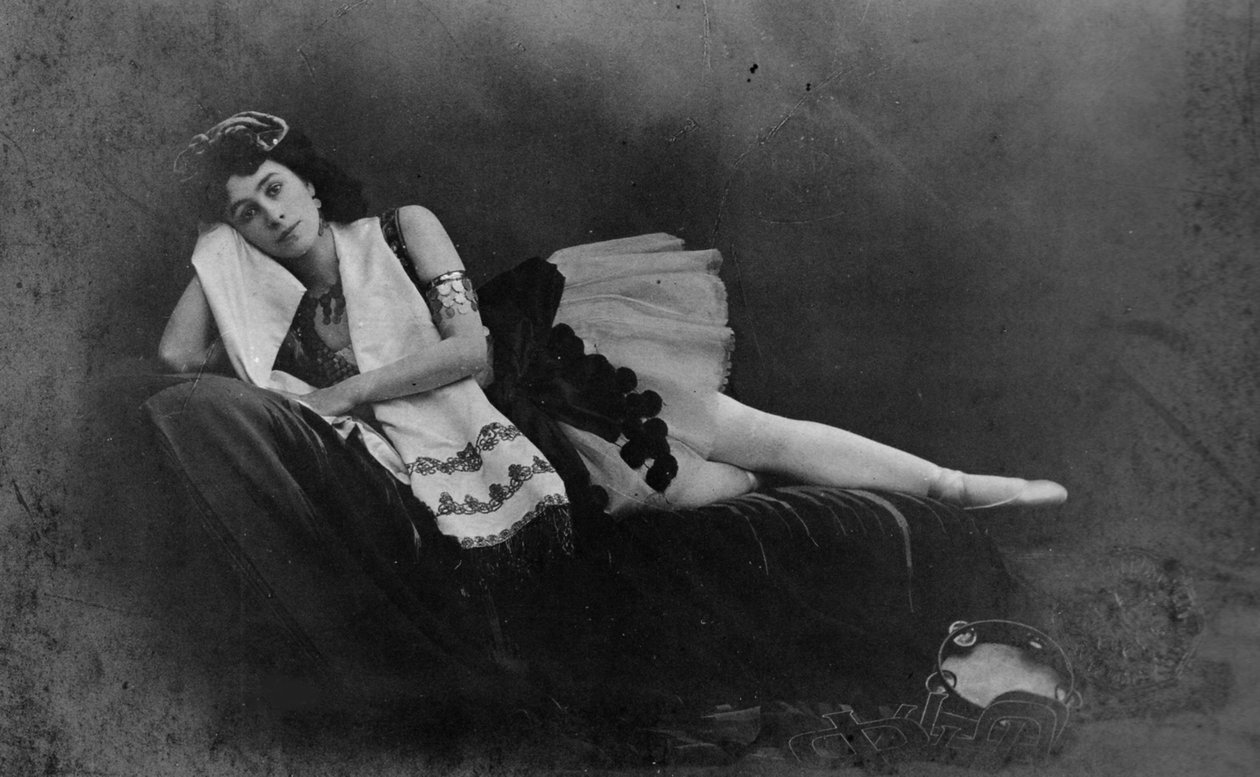 Matilda Kschessinska w tytułowej roli w balecie La Esmeralda autorstwa Unbekannt