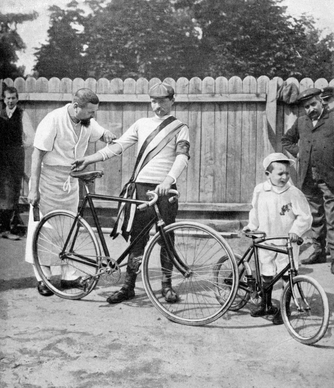 Maurice Garin, zwycięzca inauguracyjnego Tour de France, 1903 autorstwa Unbekannt