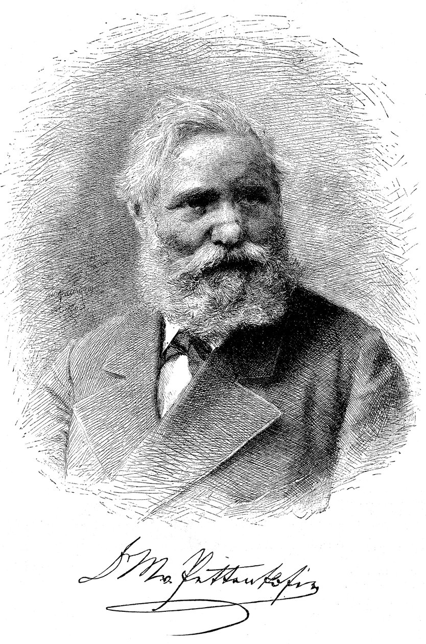Max von Pettenkofer 1818-1901, niemiecki chemik i lekarz autorstwa Unbekannt