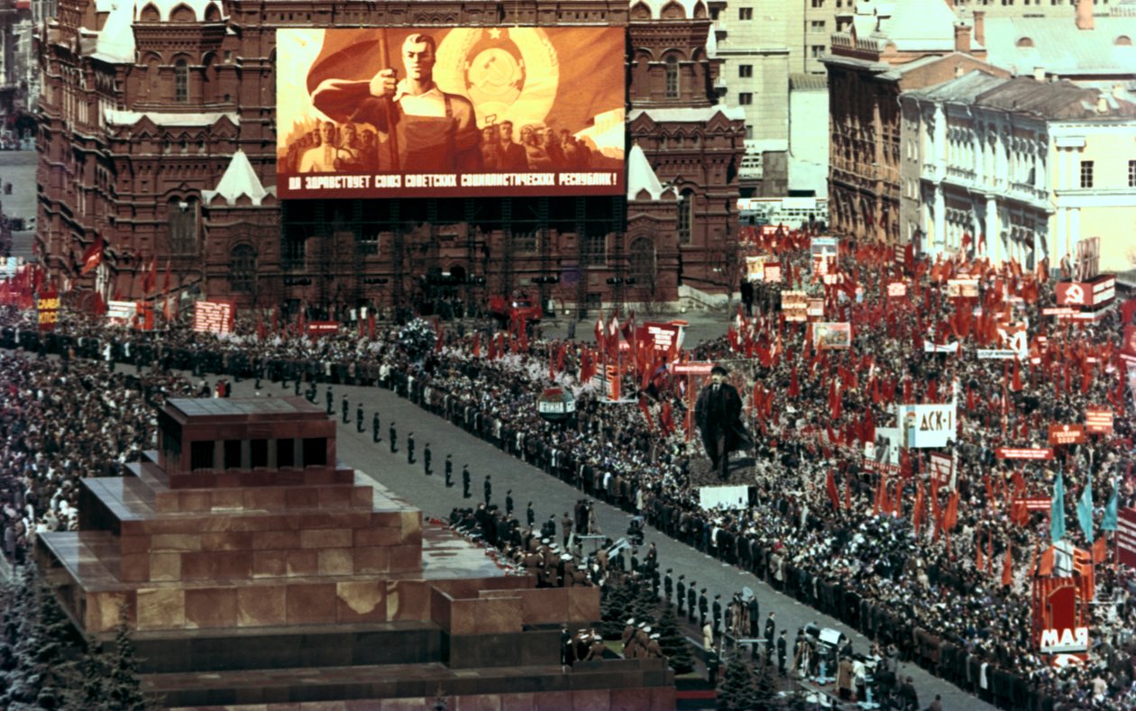 Parada pierwszomajowa, Plac Czerwony, Moskwa, 1972 autorstwa Unbekannt