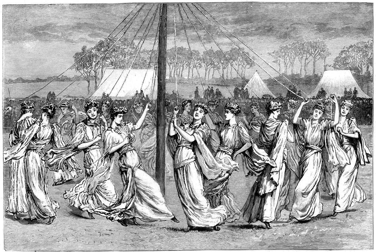 Uroczystości pierwszomajowe, 1891 autorstwa Unbekannt