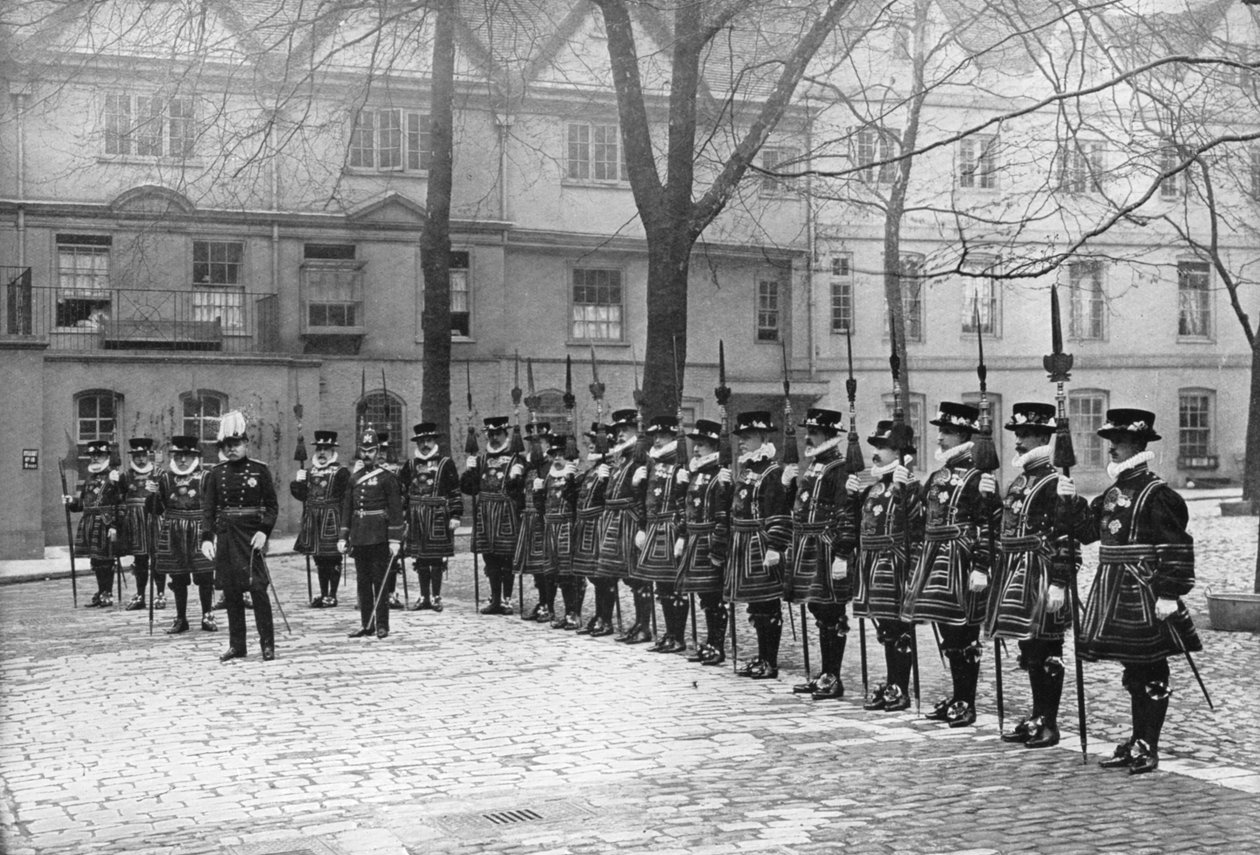 Parada pierwszomajowa w Tower of London, XX wiek autorstwa Unbekannt