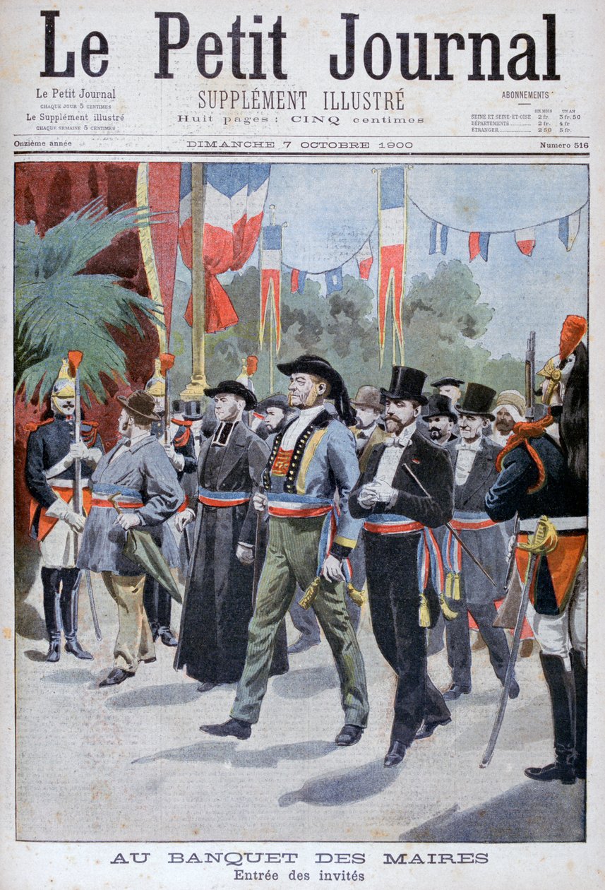 Bankiet Burmistrzów, Paryż, 1900 autorstwa Unbekannt