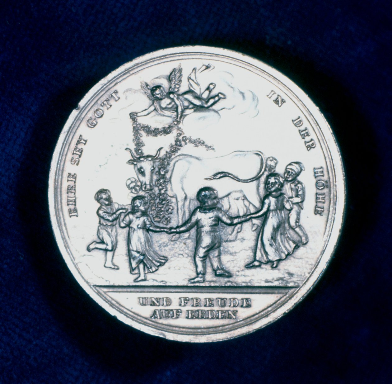 Medal upamiętniający odkrycie szczepionki przeciwko ospie w 1796 roku 1800 autorstwa Unbekannt