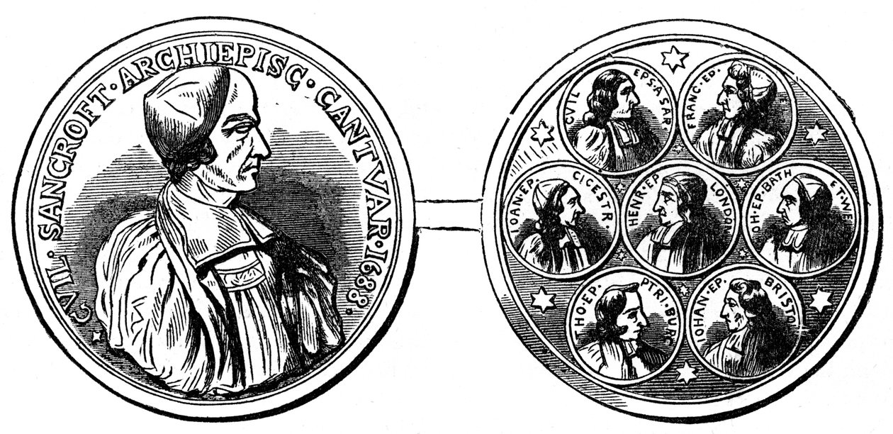 Medal Siedmiu Biskupów, XVIII w. XIX w. autorstwa Unbekannt