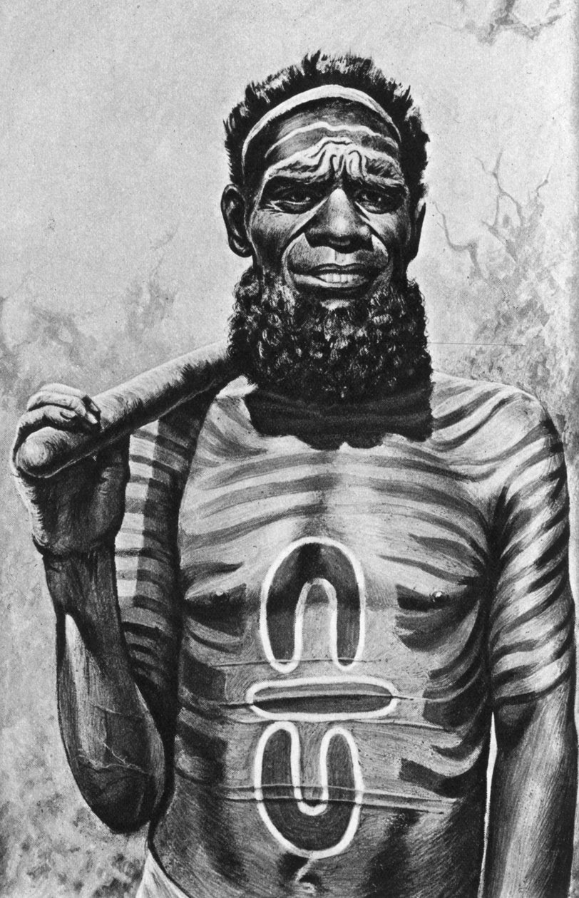 Uzdrowiciel z Worgaia, centralna Australia, 1922 autorstwa Unbekannt