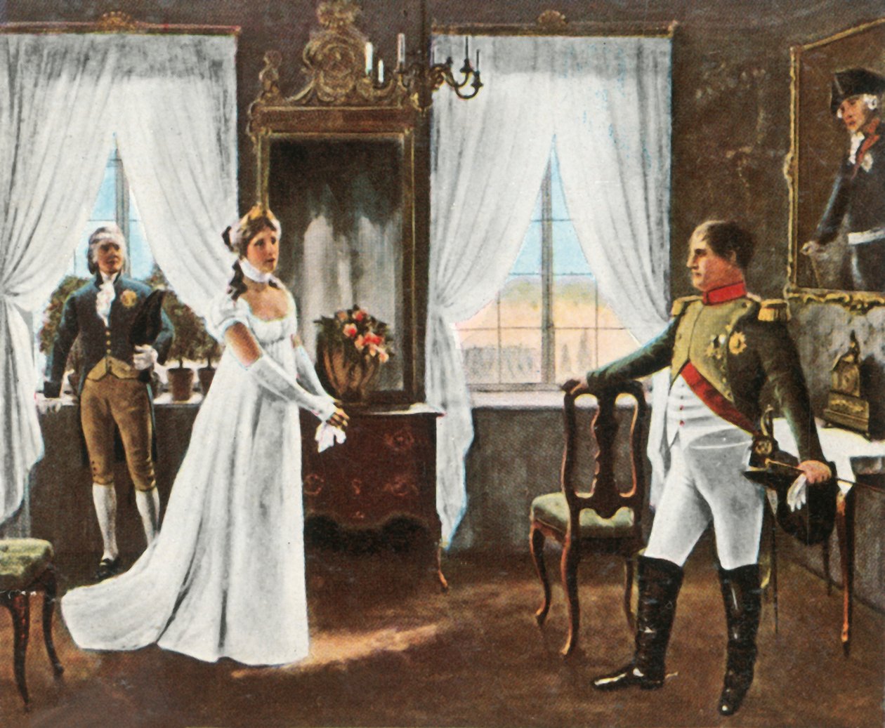 Spotkanie królowej Ludwiki i Napoleona I w Tilsit, 6 lipca 1807, 1936. autorstwa Unbekannt