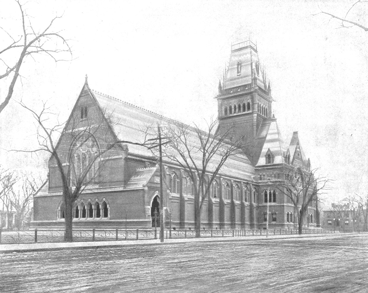 Memorial Hall, Cambridge, Massachusetts, USA, ok. 1900. autorstwa Unbekannt