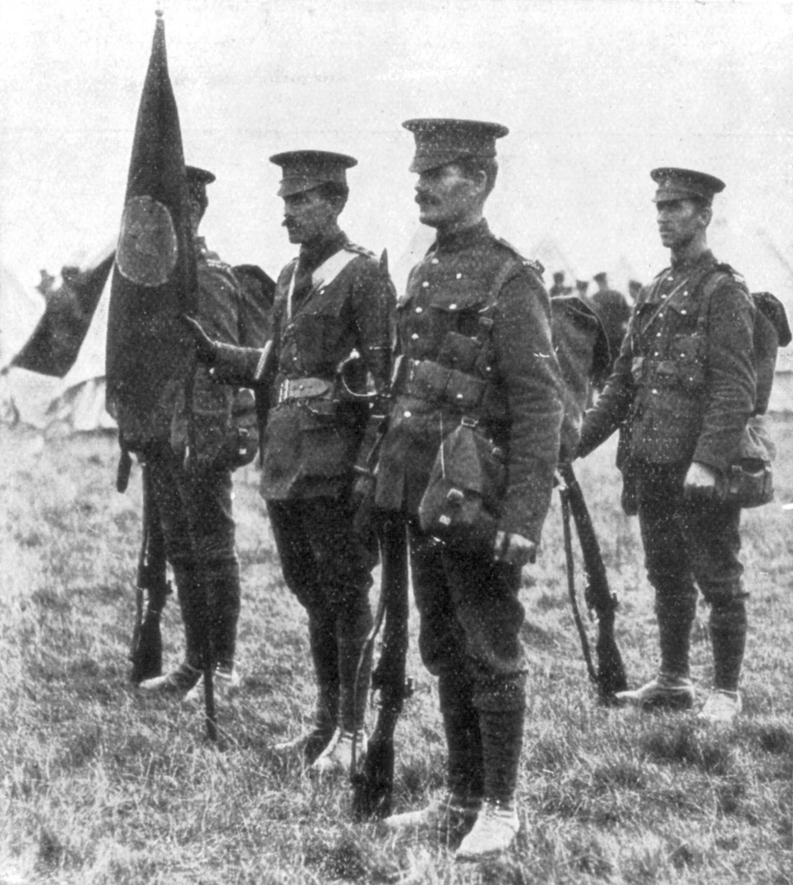 Ludzie z kanadyjskiej lekkiej piechoty księżnej Patricias, 1915 r autorstwa Unbekannt