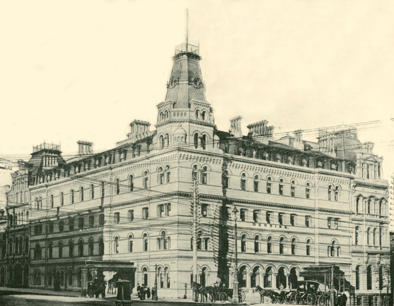 Hotel Menzies, Melbourne, 1901. autorstwa Unbekannt